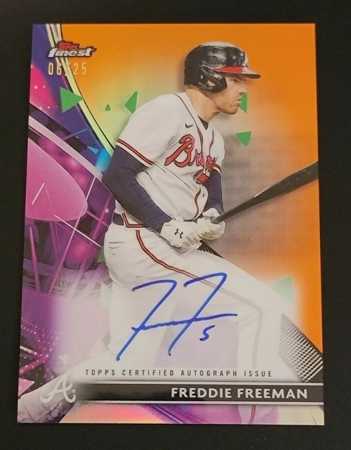 定番人気，SALE Topps freddie freeman AUTO 直筆サイン ブレーブス ドジャース museum collection 2022 ブックレット 25枚限定